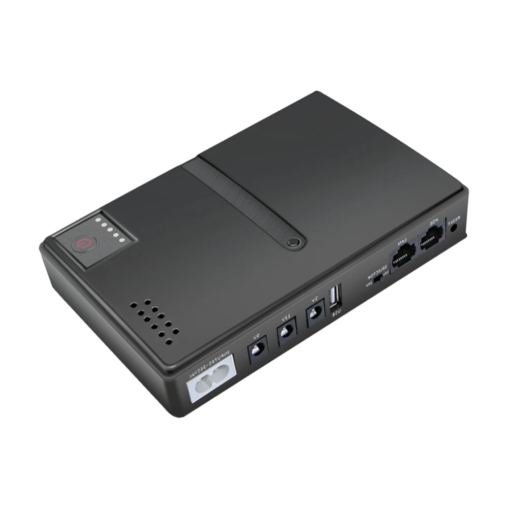 AC85-265V DC1018P Router 5V9V12V Optical Cat Monitor Backup Uninterruptible 10400Mah dc power supply portable ups mini ups Cell Phone UPS