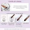Professional  Nail Brush Set 4-piece Set Nail Tool Set  Manicure Tools Acrylic brush Pen for Powder Removed Manicure Round 4