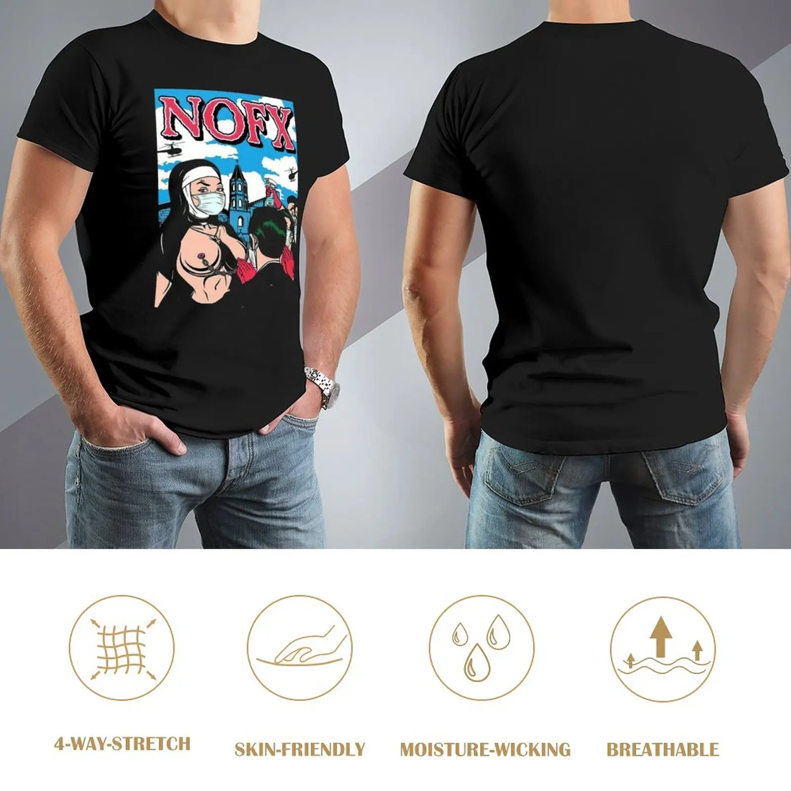 NOFX T-Shirt　NOFXチャリティTシャツ NOFX Shirt - Unisex Softstyle NOFX T-shirt 90s Punk Vintage