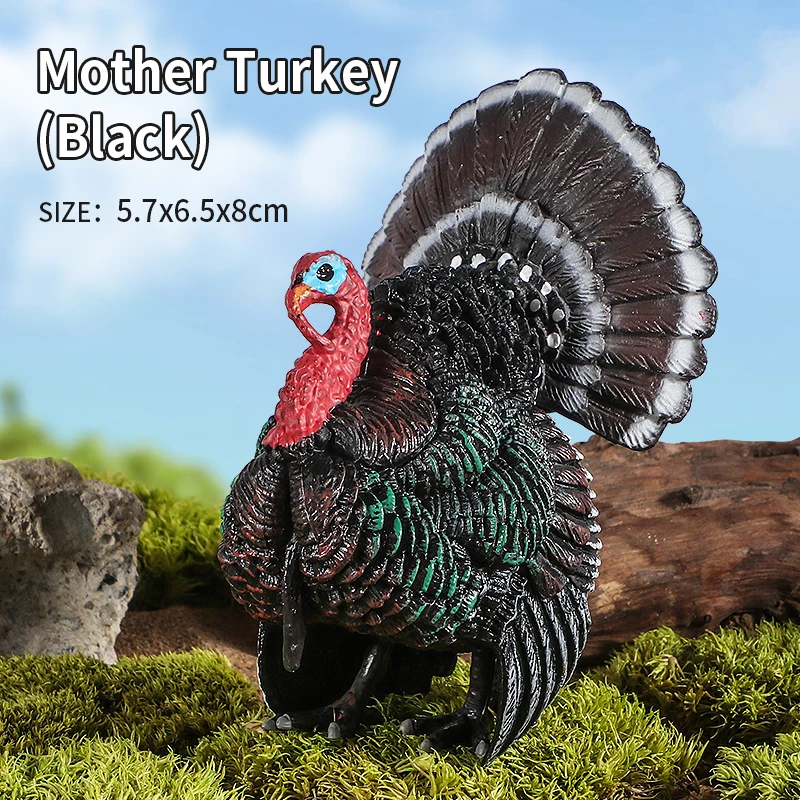 シミュレーション家畜家禽七面鳥オンドリ編置物モデルアクション