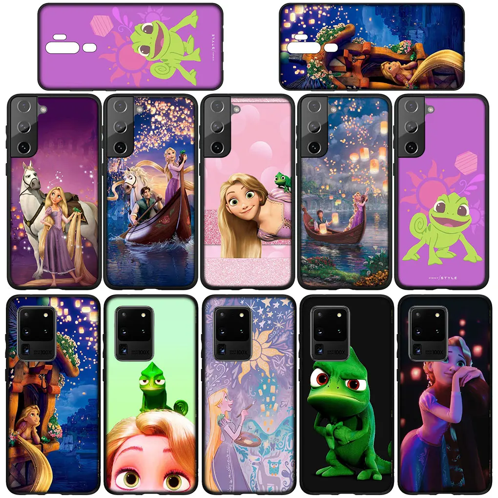 Мягкий чехол Tangled Rapunzel Pascal для Samsung Galaxy A10 A20