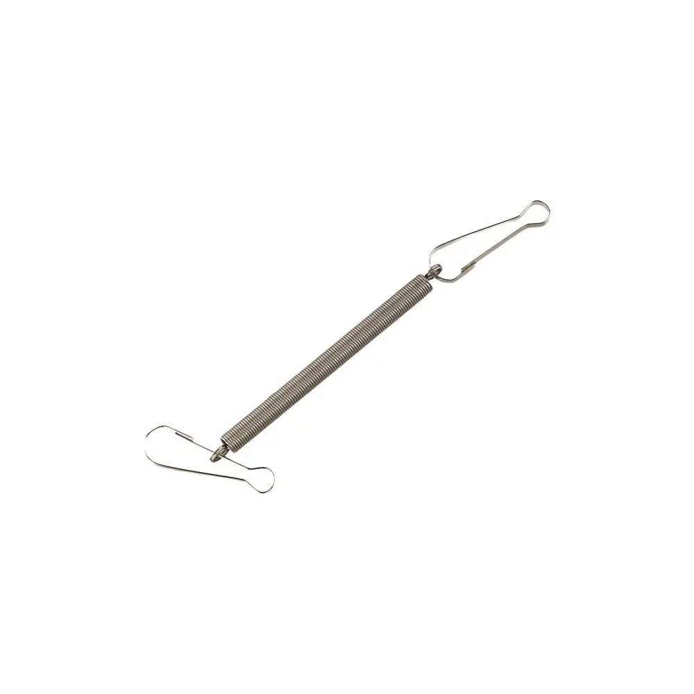Stainless Steel Metal Spring with 2 Clips Durable Replacement Spring Bracket Elastic Clip on Holder Cage Accessories
