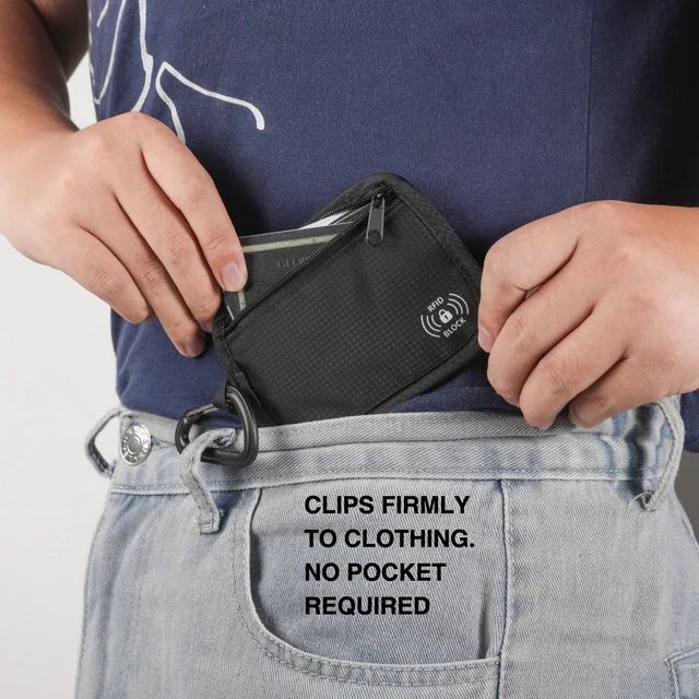 Dinero Money Money Belt Waterproof Boxiki Travelrfid Blocking