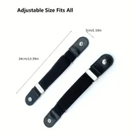 2 pièces/ensemble sans boucle ceinture élastique pour femmes hommes unisexe ceinture extensible pour pantalons jean boucle décontractée ceinture Invisible réglable gratuite 4
