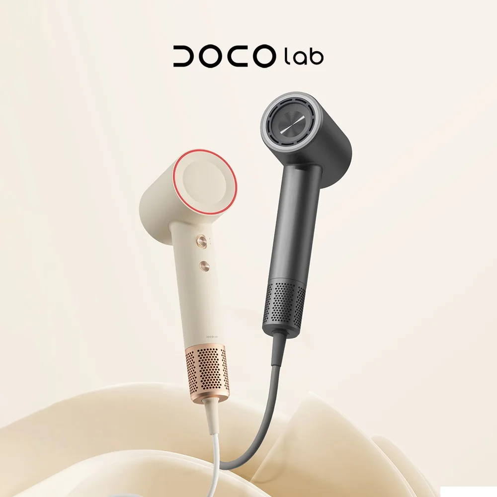 DOCO LAB Sèche-cheveux haute vitesse, contrôle intelligent de la température, ions négatifs, effet volumateur, antistatique et anti-brûlure 1 DOCO LAB Sèche-cheveux haute vitesse, contrôle intelligent de la température, ions négatifs, effet volumateur, antistatique et anti-brûlure 1