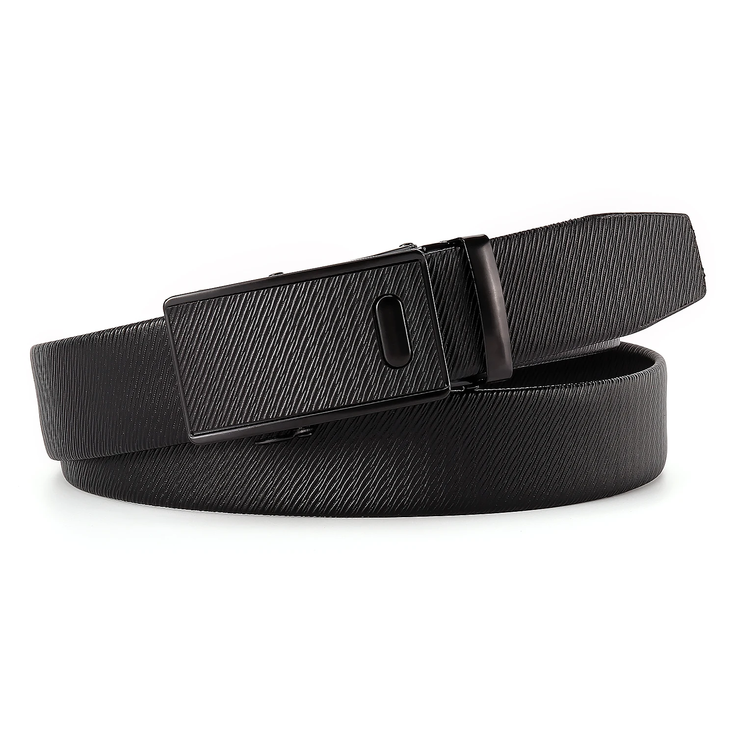 Men's fashion belt, durable for work, business and daily commuting. Automatic buckle, a great gift. S design.