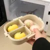 Bento box infantil de 3 compartimentos: Hermético y Apto para Microondas | Emoape