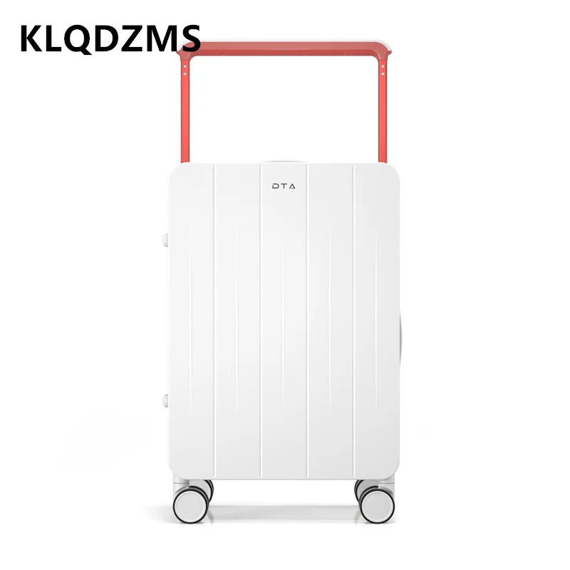 

KLQDZMS 20"22"24"26 Inch New Luggage Ladies Boarding Box Men's Large-capacity Trolley Case Mute Universal Wheel Rolling Suitcase