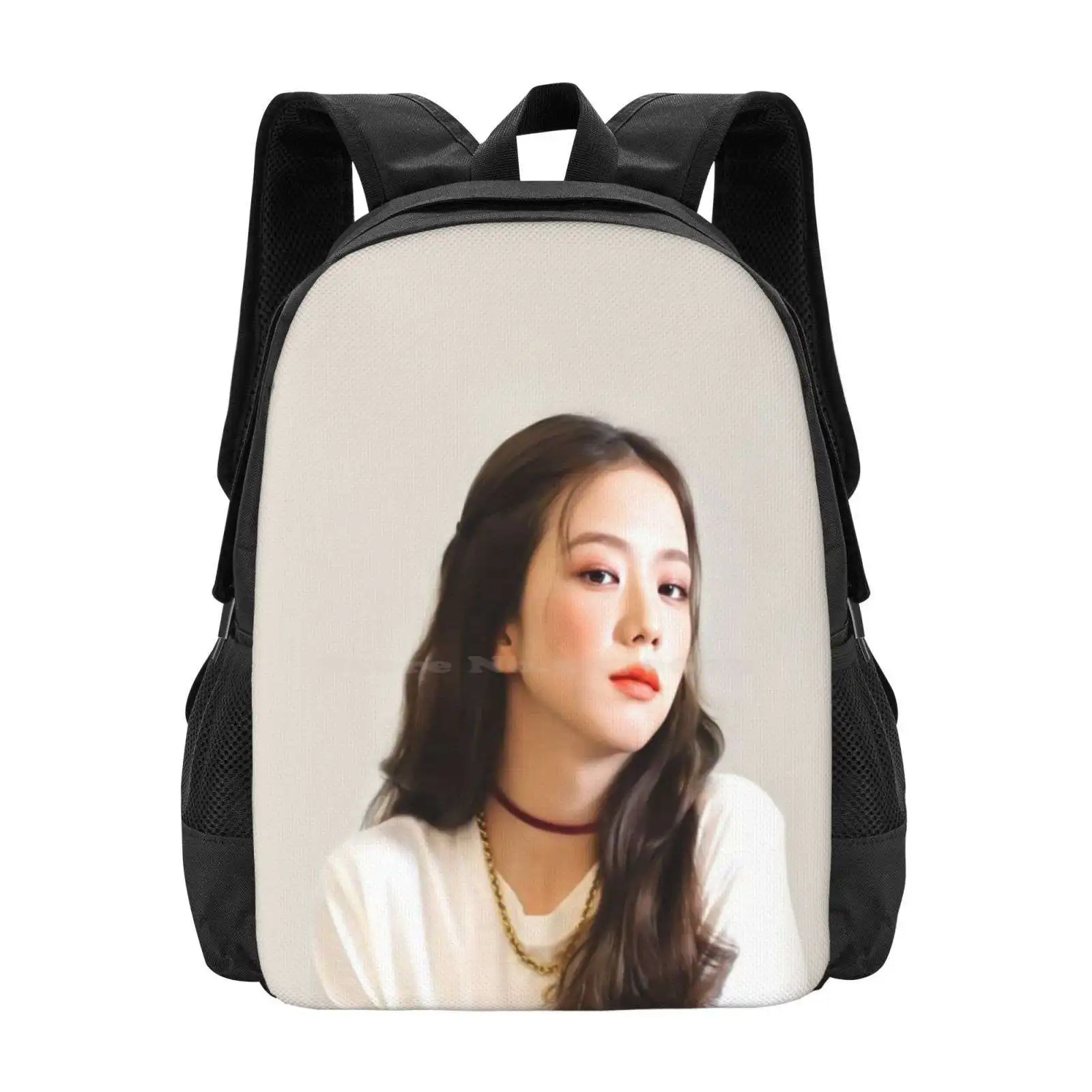 

Jisoo Pattern Design Bagpack School Bags Jisoo