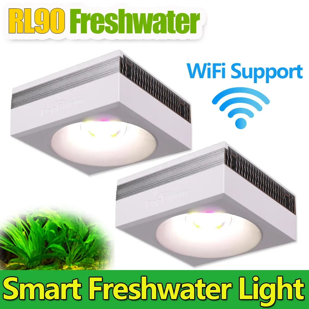 

PopBloom-Aquarium Aquatic Plants Lighting WiFi Control Freshwater LED Aquarium Lamp for Plants Growing Fish Tank LED Light