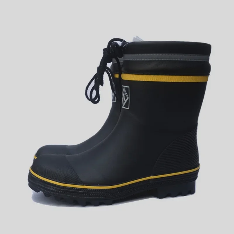 50 Size Waterproof Fishing Rain Boots Steel Toe Soles Rubber