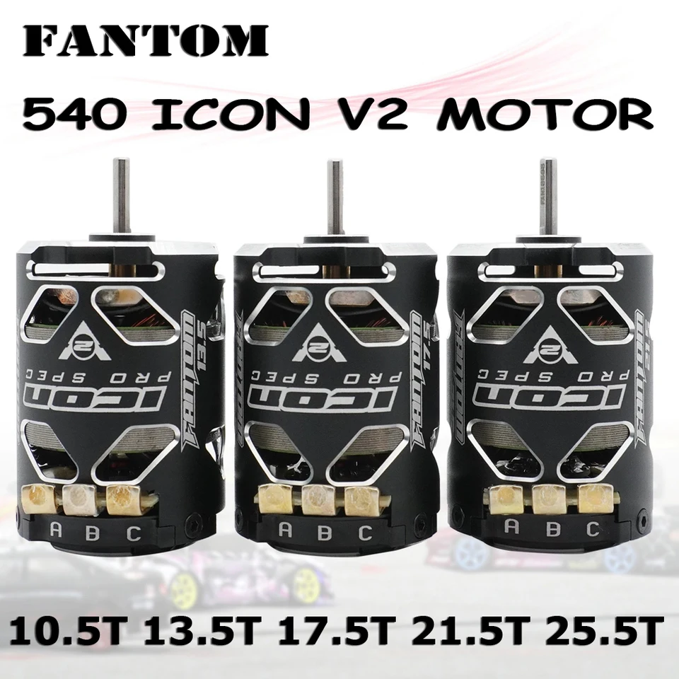 FANTOM 540 ICON V2 10.5T 13.5T 17.5T 21.5T 25.5T Motor Sensored