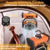 20000mAh 10000mAhUSB Rechargeable Camping Fan Portable Air Circulators Wireless Fans 270 ° Head Rotation Tent Fan with Hook 5