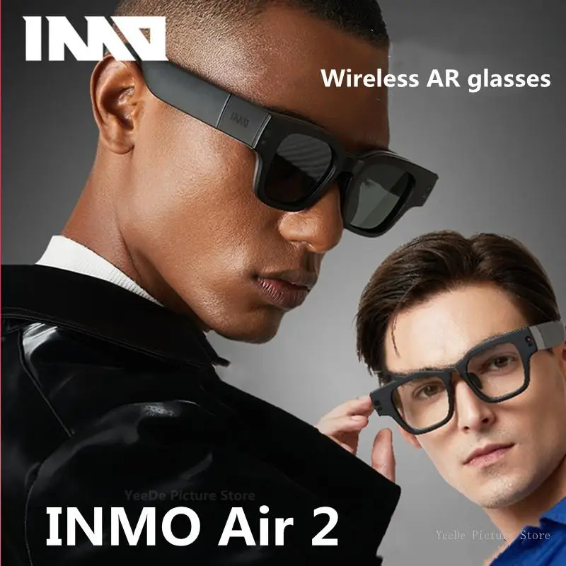 INMO Air 2 무선 AR 안경, 휴대용 HD 풀 컬러 디스플레이, 모바일 컴퓨터 화면, 프로젝션 번역 프롬프트, 선주문 ...