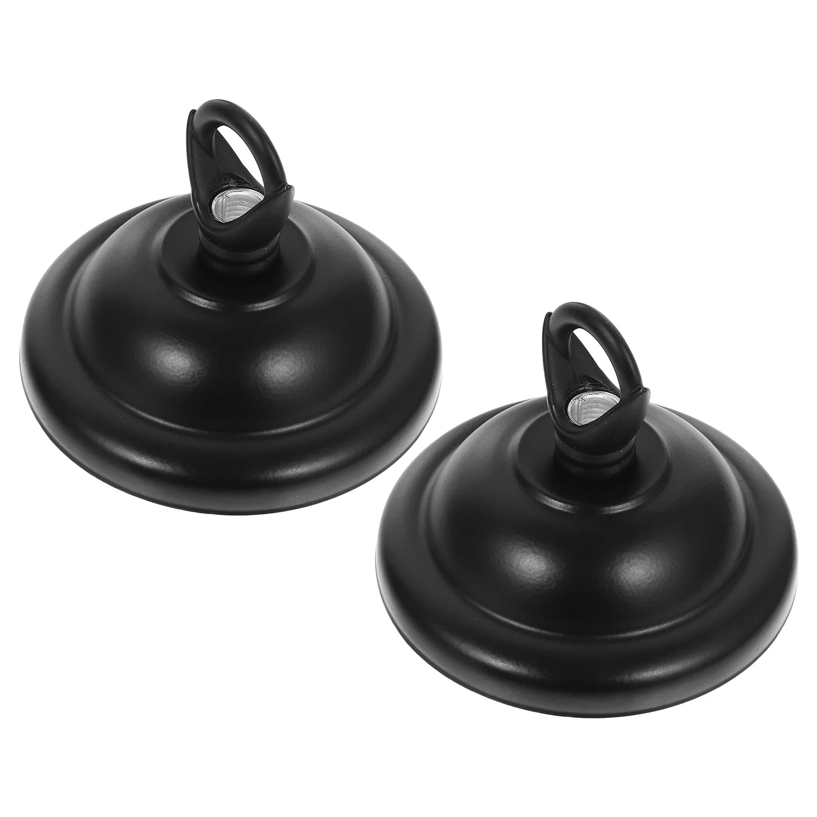 

2 Pcs Metal Decor Canopy Accessories Lights Plate Cover Rings Steel Fixture Mounting Chandelier Parts Vintage Ceiling