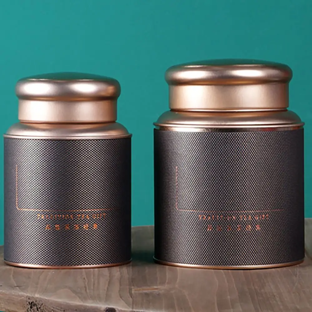 Portable Sealed Tea Coffee Candy Home Party Tea Storage Container Box Storage Jars Gift Box Can
