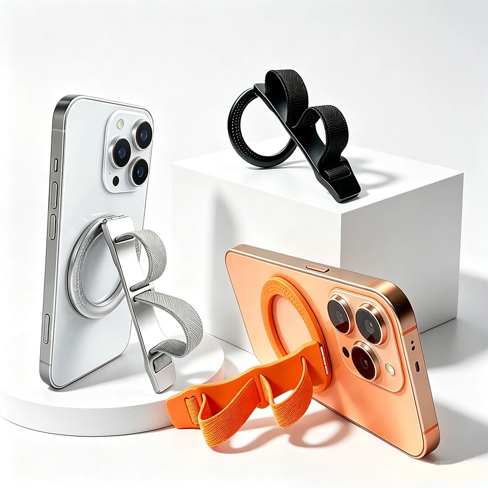 Magnetic Finger Clasp with Shimmering Powder and Strong Suction - Ultra Light and Thin Design