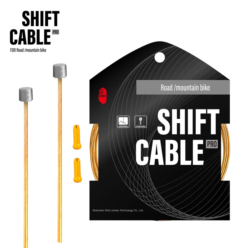 

CNC Bicycle Shift Cable Prevent Oxidation Road Mountain Bike Shifter Inner Line Wire Gold Front Rear Derailleur Accessories