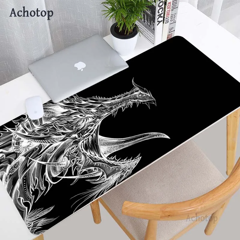 

Mythical Beast Dragon Mouse Pad Large Gaming Accessories Laptop Anime PC Gamer Dywan Computer Keyboard Desk Mat Carpet Mousepad