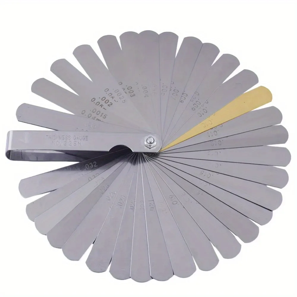 Feeler Gauge Set 32 Fret Guitar Neck Relief String Height Luthier Tool Guage For Guitar Setup Nut Slot Making Tools Instruments