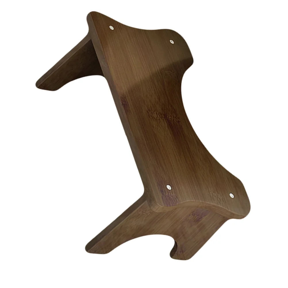 

1pc Wood Footstool Bathroom Toilet Stool Household Step Stool Standing Stool