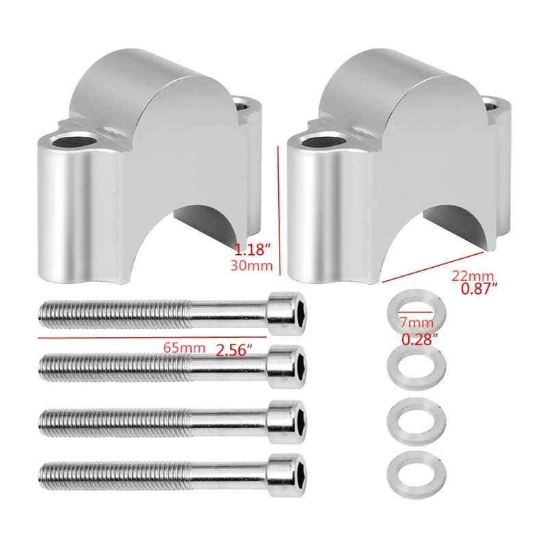   ȭ ó 2 ġ ǹ  ڵ  , 7/8 22mm  ڵ  Ŭ Ȯ, 2 