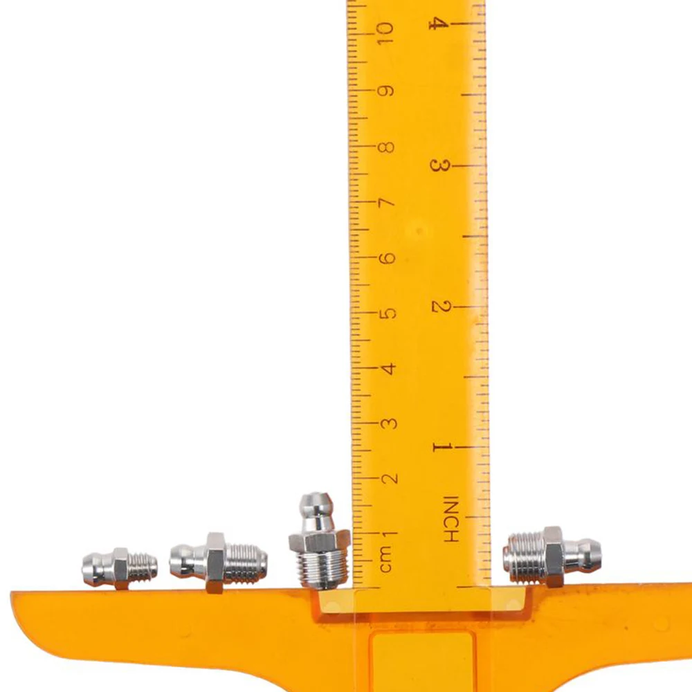JUSTDOLIFE Smeernippels assortiment, hydraulische smeernippels voor vetschroefverbindingen, set M6, M8, M10, recht, vettepel voor auto, motorfiets, vrachtwagen, landbouw