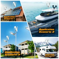 Éolienne à axe vertical 2000W 2KW 12V 24V 48V, générateur éolien certifié CE, énergie gratuite, démarrage à basse vitesse, hors réseau pour usage domestique 6