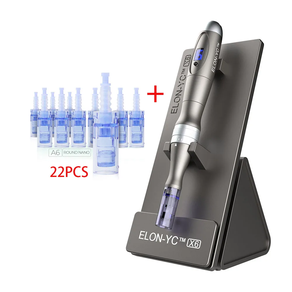 Produttore Derma Pen Ultima X6 Dermapen Wireless Con Cartuccia Ad Ago Da 20 Pezzi