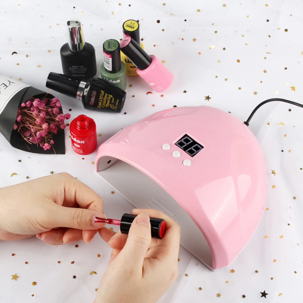Usb Nail Phototherapy Machine Nail Lamp 12 Uv Leds Light Curing 36W Polish Gel Infrared Sensor Machine Art