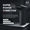 Handheld Brushless Motor 130,000 RPM 3nd Generation X3 Violent Blower Mini Turbo Jet Fan Wind Speed 52m/s industrial Duct Fan 1