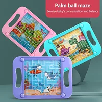 3D Kids Maze Ball Balance Gravity Memory Sequential Puzzle Montessori Early Education Gifts For Baby educational toys Game 1