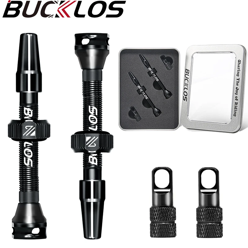 BUCKLOS Premium Tubeless Bicycle Presta Valves