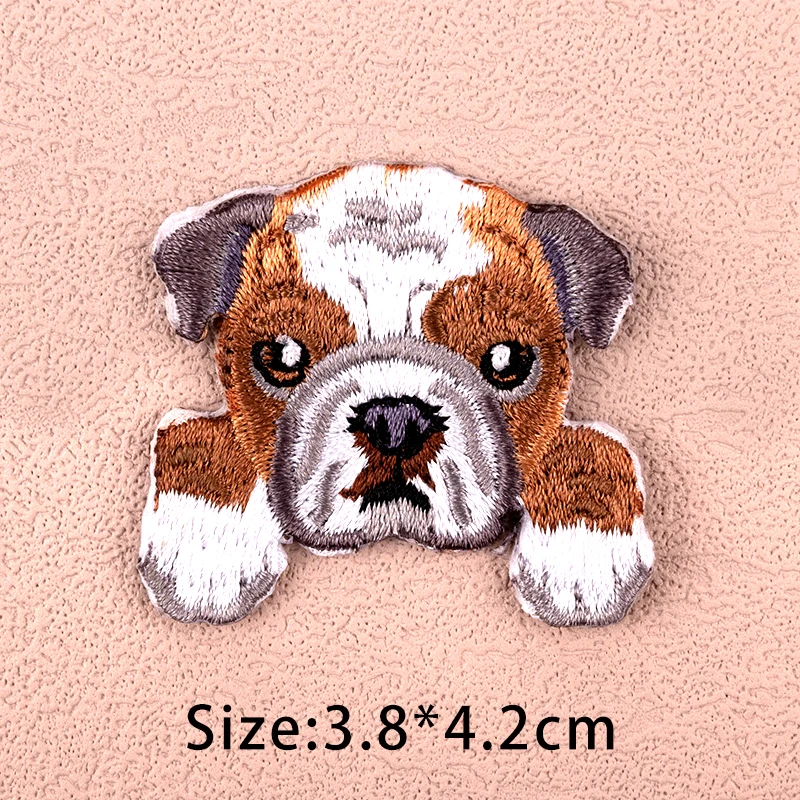 VILLCASE 36 pcs Dog Head Cloth Patch Patches for Clothes sew on Badges  Fashion Patches Dog Iron on Patch Dog Applique Patches Embroidery Dog  Patches