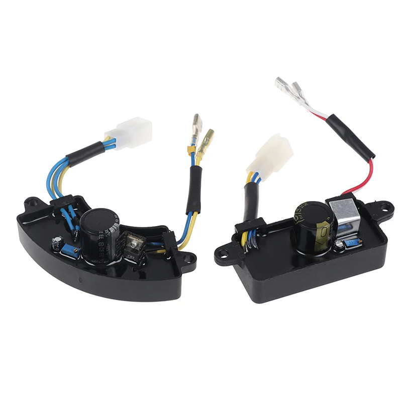 New 1PC 2KW-3KW Automatic Electric Voltage Rectifier Regulator For Single Phase Gasoline Generator Spare Parts AVR 7cm