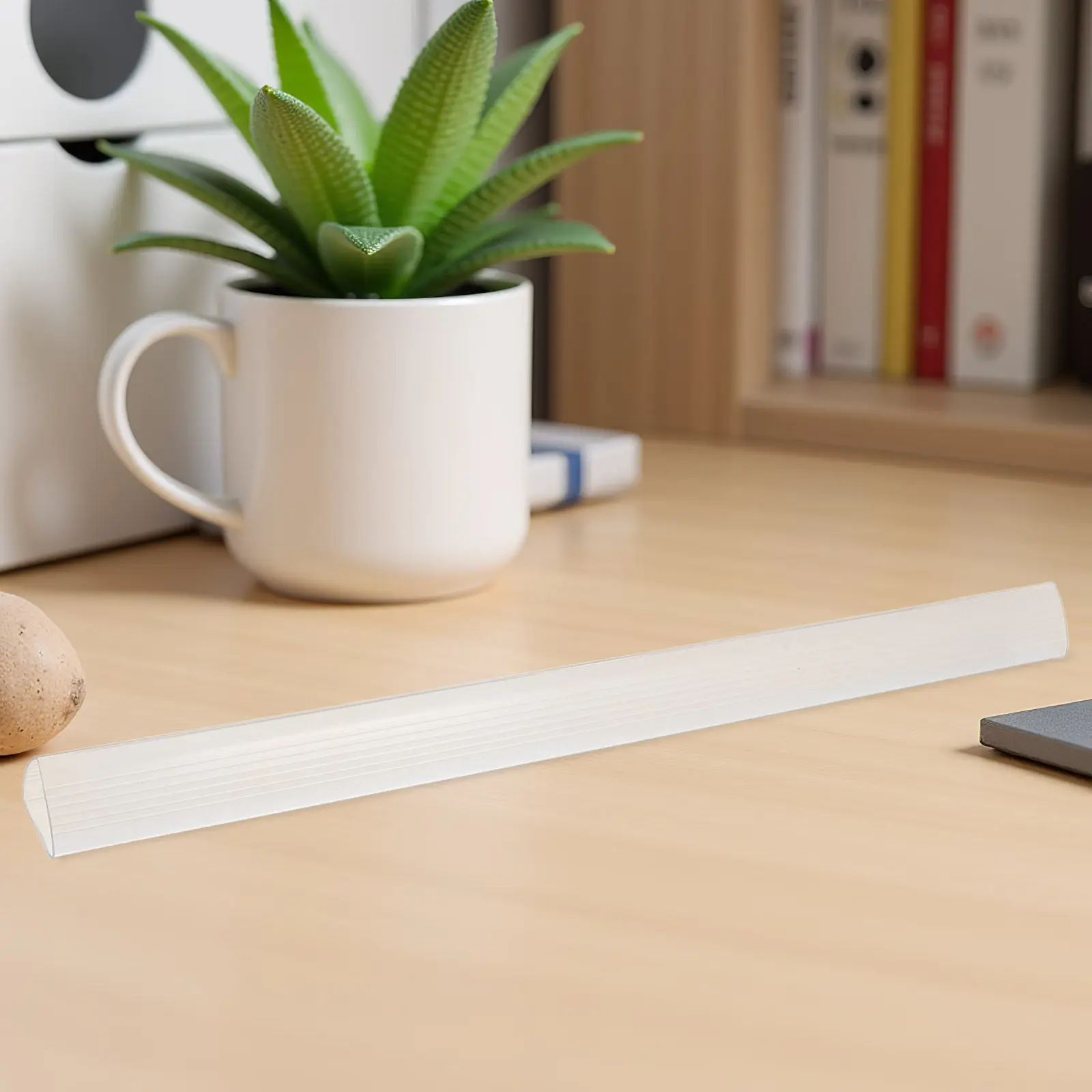 10Pcs 문서 바인더 바 플라스틱 슬라이드 그립 척추 바인딩 바 23Mm 폭 A4 파일 보고서 사무실 학교 종이 고정 장치