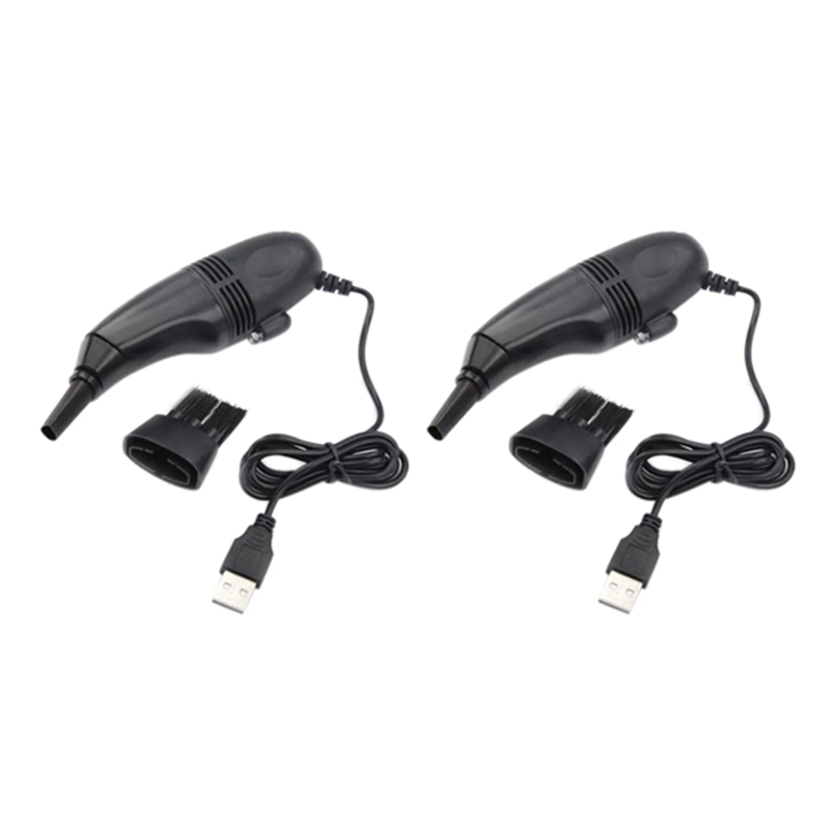 

2X Mini USB Vacuum KEYBOARD DUST Cleaner for Laptop PC Computer - Family Office PC Keybard Cleaner Tool-Black