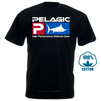 Pelagic Fisher 오프쇼어 티셔츠, 그래픽 티, 블랙 컬러, 사이즈 S M L Xl 2Xl 면 티, 탑 도매 티, 신제품