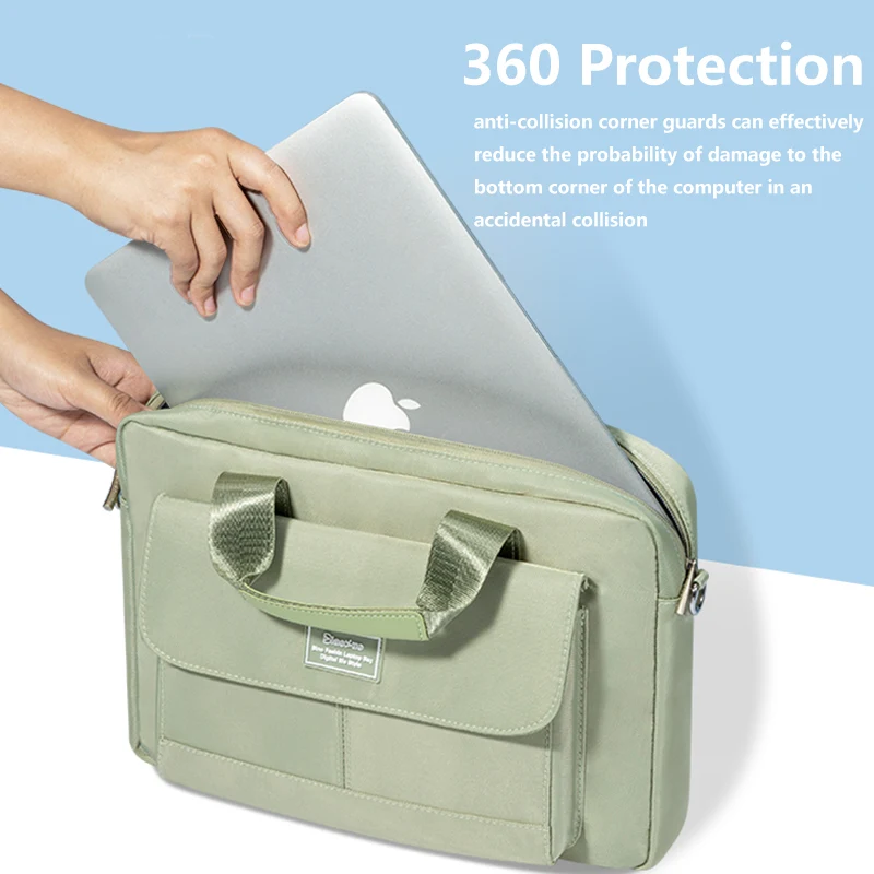 Bolsa para Laptop à Prova de Choque para Macbook Bolsa Pasta Pro 14 m2 2023 A2779 A2442 13 m1 A2338 Air 13.6 A2681 A2337 - Imagem 5