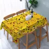Custom Rectangular Pikachus Anime Cartoon Video Games Tablecloth Fit 40"-44" Elastic Edge Table Cloth Table Covers 1