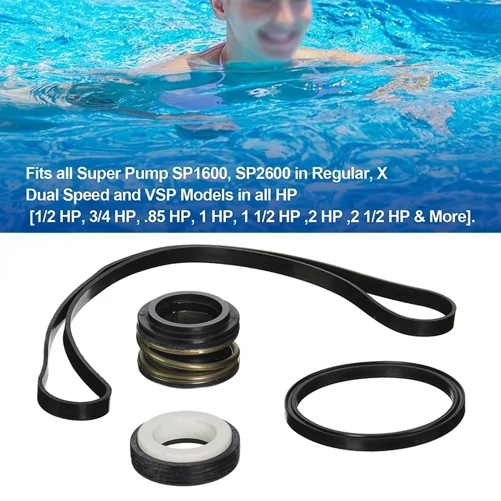 2x Dichtungs-Set SPX1600TRA Für Hayward Poolpumpen – Inkl. Gehäuse-, Diffusor- & Wellendichtung