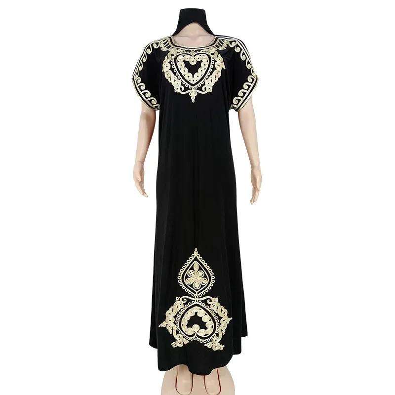 New Women Abaya Dubai Embroidered Muslim Spring Autumn Dress Caftan Marocain Arab Islamic Clothing Kimono Robe With hijab scarf