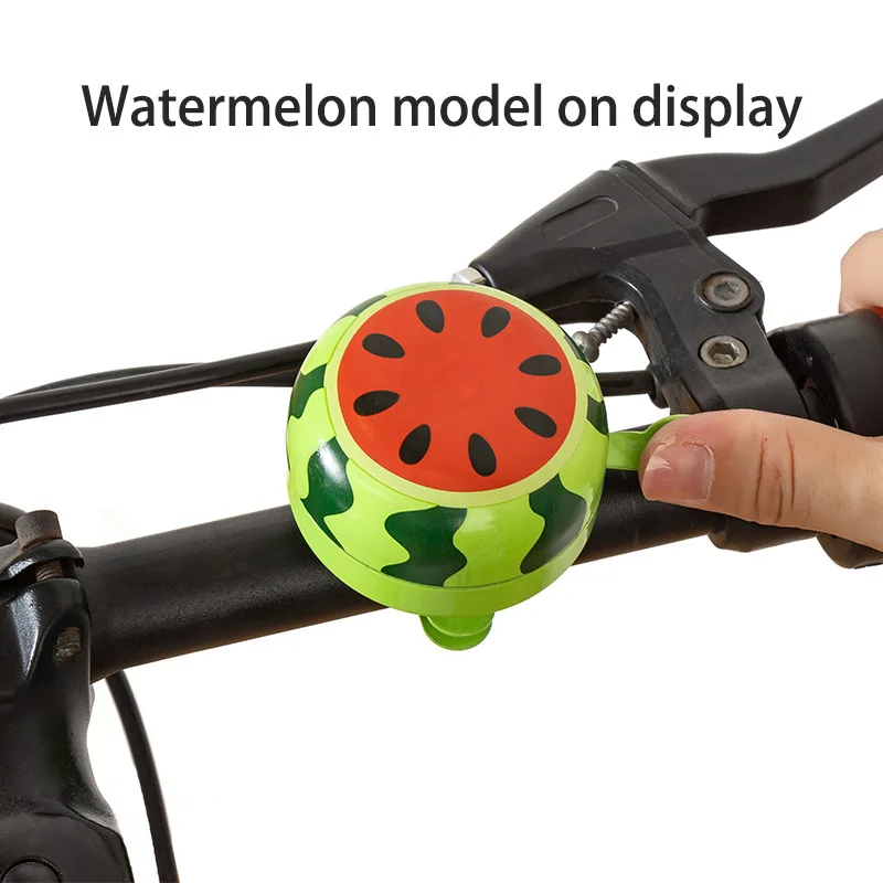Fahrradklingel Cartoon Mountainbike Roller Kinder Fahrradklingel Wassermelone Erdbeermuster Fahrradausrüstung – Detail 5