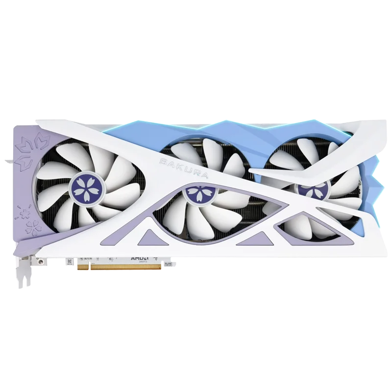 Yeston AMD Radeon RX 9070GRE SAKURA OC 12GB GDDR6 Graphics Card