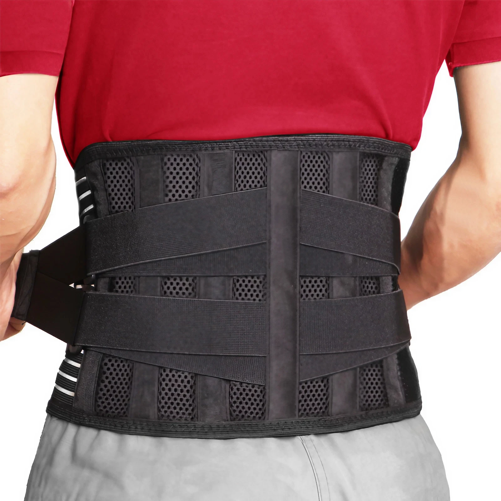 Back Support Brace for Lower Back Pain Relief Adjustable Sport Waist Brace Office Work Car back posture corrector