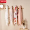 120*120 Cm Soft Muslin 100% Cotton Baby Blanket Cute Cartoon Newborn Blankets Bath Gauze Infant Wrap Sleepsack Stroller Cover 4