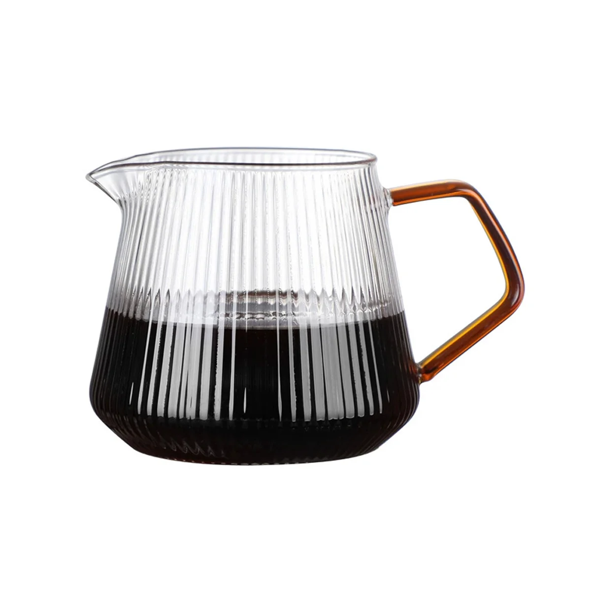 كوب قهوة زجاج مقاوم للحرارة 400 مل