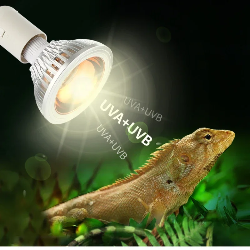 Reptile 10.0/20.0S UV Lamp Bulb UVA UVB Basking Spot Heat Lamp for Lizard Tortoise Bearded Dragon Terrarium Light 파충류 사육장 3