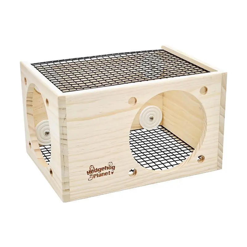 WoodenRabbitHouseChinchillaGuineaPigTunnelGuineaPigAccessories