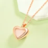 Eudora Harmony Ball Heart Pendant Pregnancy Bola Angel Caller Necklace Simple Smooth Chime Bell Ball Jewelry for Mom's Day Gift 3